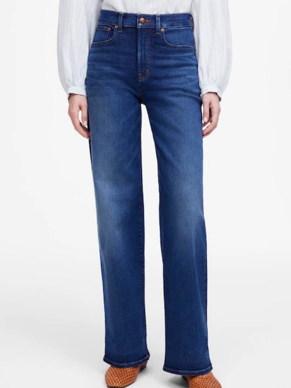 Like New Madewell The Perfect Vintage Wide-Leg Jean- Size 29
